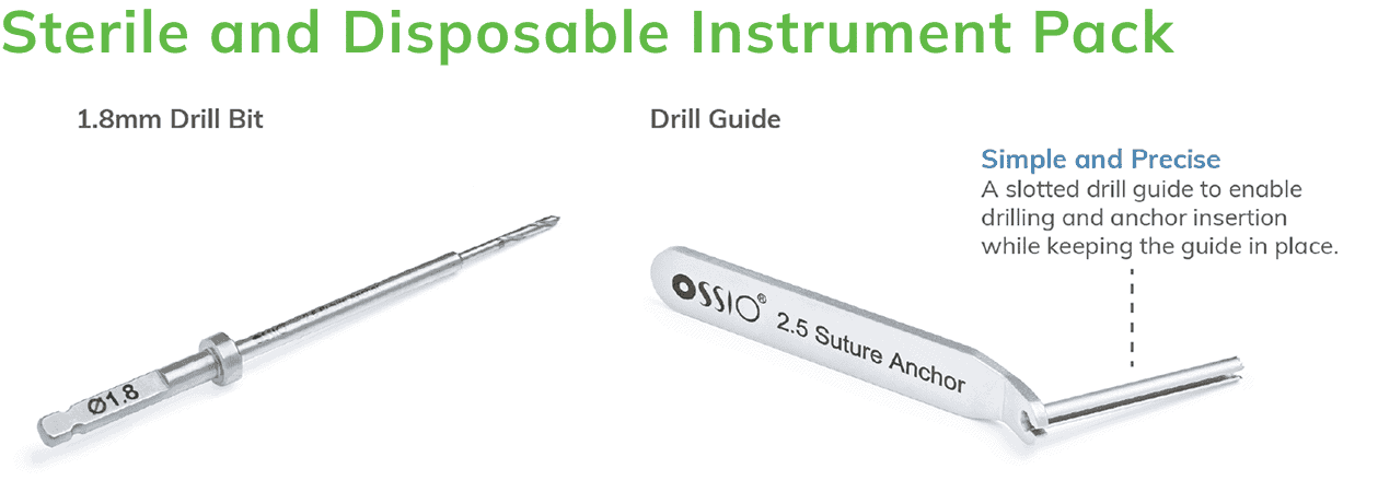 Sterile Disposable Pack Image 3 Times 1 Ossio – Naturally Transformative Bone Healing